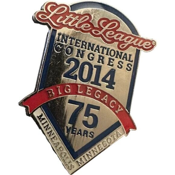Little League International Congress 2014 Big Legacy 75 years Pin - Picture 1 of 5